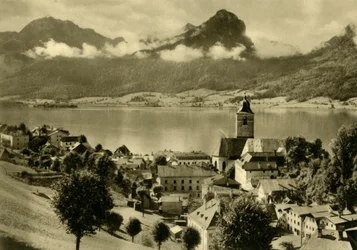 Saint Wolfgang im Salzkammergut, Haute-Autriche, vers 1935