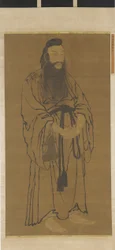 Figure debout de Lü Dongbin, dynastie Ming, 1368-1644