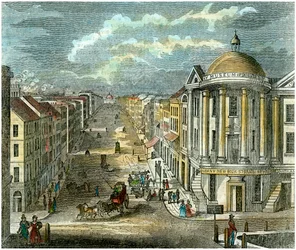 State Street, Albany, New York, USA, vers 1835