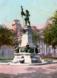 Statue de Paul Chomedey de Maisonneuve, Montréal, 1904