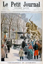 Statue de Vercingétorix en transit, France 1901