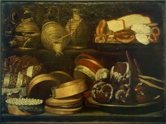 Nature morte avec confiseries