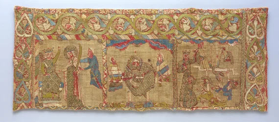 Étole avec le martyre de Sainte Catherine, allemand, vers 1200