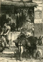 Scène de rue à Pompéi, 1890