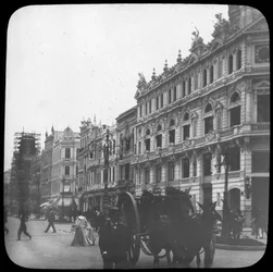 Scène de rue, Rio de Janeiro, Brésil, fin du XIXe ou début du XXe siècle