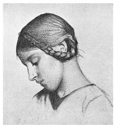 Étude pour Sainte Élisabeth de Hongrie, vers 1895-1901