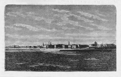 Suez, vers 1882