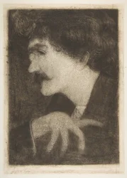 Suggestion par Whistler pour son portrait, 1870s