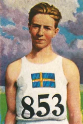 Lanceur de javelot suédois Erik Lundquist, 1928
