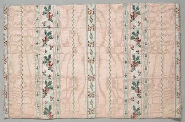Taffetas broché, fin des années 1700
