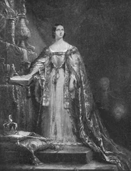 La prestation de serment de maintenir la foi protestante lors de son couronnement, 28 juin 1838, 1901.