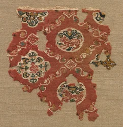 Tapisserie avec treillis d