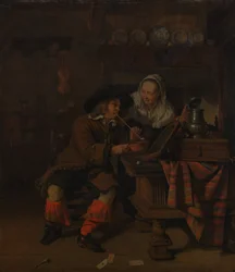 Scène de taverne