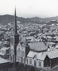 Te Aro, depuis Terrace, Wellington, fin 19e-début 20e siècle
