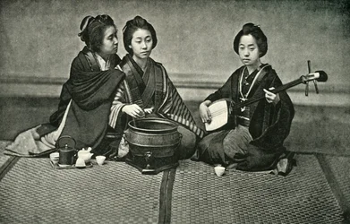 Thé et musique, 1891