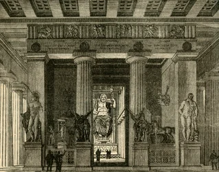 Temple à Olympie, restauré, 1890