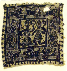 Fragment de textile, copte, début du 6e siècle