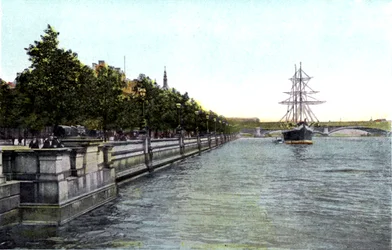 Thames Embankment, Londres, 20ème siècle