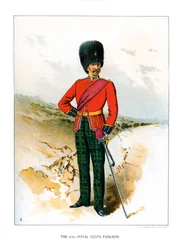 Les 21ème Royal Scots Fusiliers, vers 1890