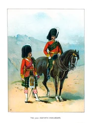 Les 72ème Seaforth Highlanders, vers 1890