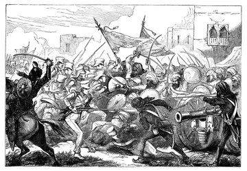La bataille de Gujerat, 19ème siècle