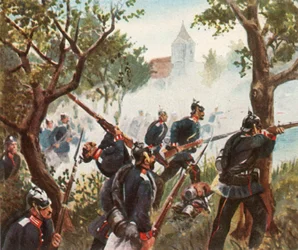 La bataille de Königgrätz, 3 juillet 1866, 1936