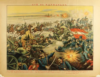 La Bataille des Carpathes, 1914