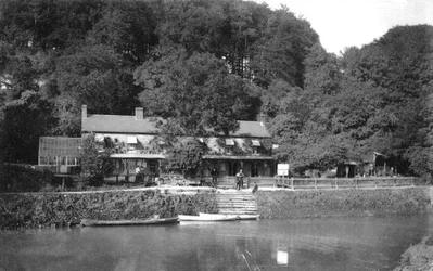The Black Rabbit Hotel, Arundel, West Sussex, vers années 1900-1920