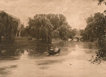 La Cam à Cambridge avec Trinity College