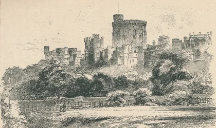 Le Château depuis la rive du Berkshire, 1895
