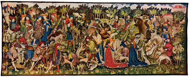 Les tapisseries de chasse de Chatsworth, deuxième de la série, 1930