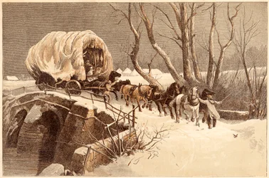 Le chariot de Noël, 1866