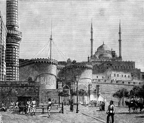 La Citadelle, Le Caire, Égypte, 1900