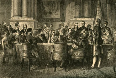 Le Congrès de Vienne, Autriche, 1814-1815, vers 1890