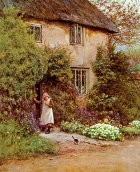La porte du cottage, 1899