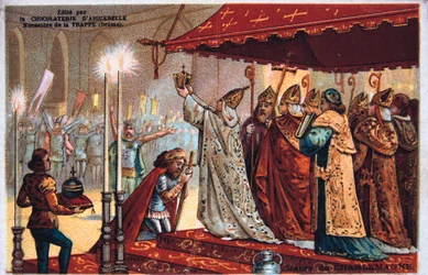 Le Couronnement de Charlemagne, 800 après J.-C., 19ème siècle