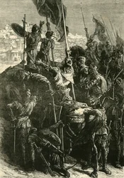 Les Croisés devant Jérusalem, 1099