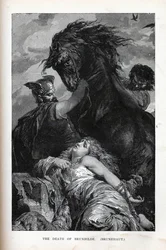 La mort de Brunehaut, 1882