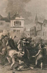 La mort de Wat Tyler, 1381, 19ème siècle