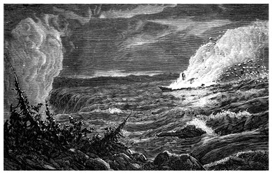 La Destruction du Caroline, 1837, vers 1860