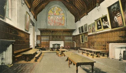 La salle à manger, Eton College, 1910