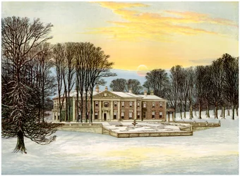 La Maison Down, Dorset, maison du baronnet Smith-Marriott, c. 1880