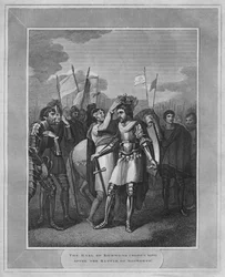 Le comte de Richmond choisi roi après la bataille de Bosworth, 1838