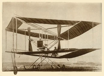 Le biplan rhomboïdal Edwards, vers 1911, 1935