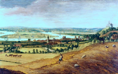 Les environs de Londres depuis Greenwich, vers 1620-1630