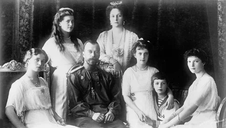 La famille du Tsar Nicolas II de Russie