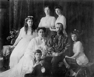 La famille du Tsar Nicolas II de Russie, années 1910