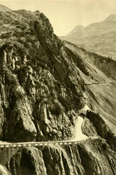 Le col de Flexen, Vorarlberg, Autriche, c. 1935