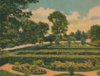 Le Jardin des Fleurs, une vue de l