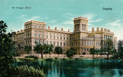 Le Foreign Office, Londres, vers 1910